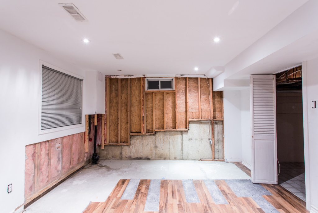 Exterior waterproofing and basement leak repair in a Toronto home