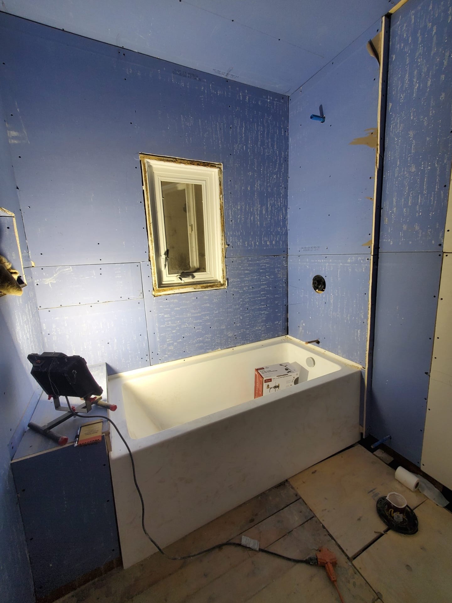 Tub Installation & Waterproof Prep