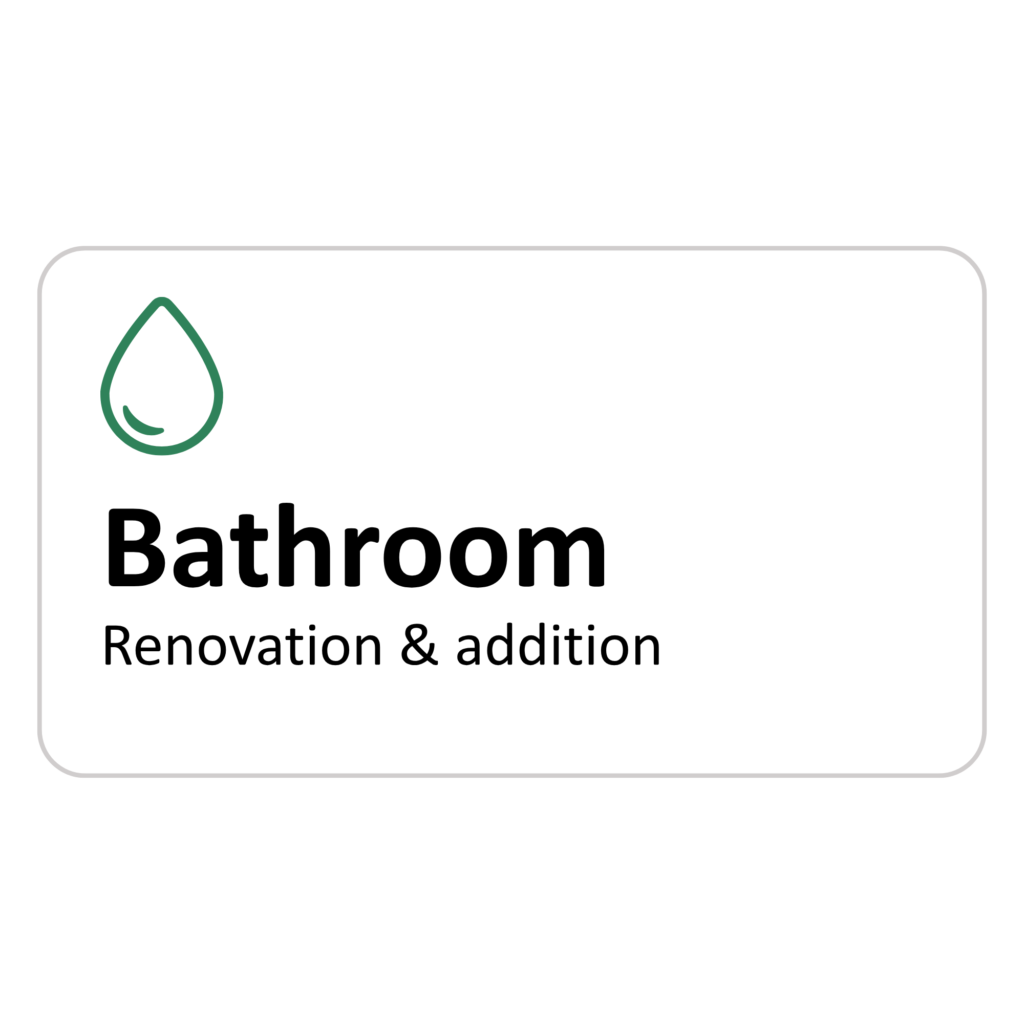 Bathroom renovation and addition in Toronto